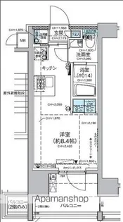 レジディア蒲田Ⅴ【6階】の間取り