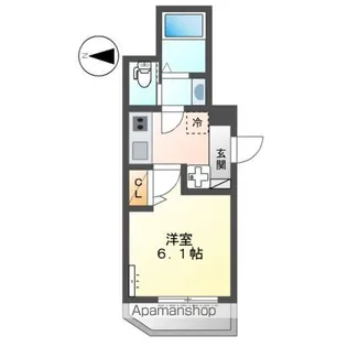 NEW SOLEIL NAKANOBU【1階】の間取り