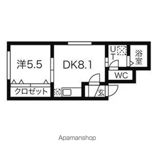 アポロン【4階】の間取り