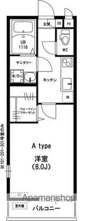 リブリ・旭町【1階】の間取り