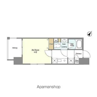 エコロジー白山レジデンス【3階】の間取り