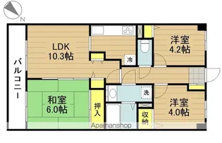 マ・メゾン寿【7階】の間取り