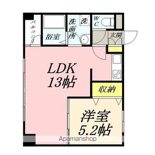 COURT CONDOHR【5階】の間取り