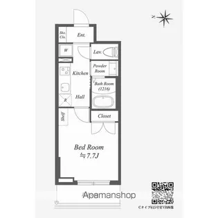 ALPHA PRIME東陽町【7階】の間取り
