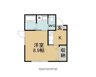ビエナきりゅう【2階】の間取り