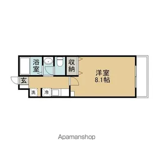 JARDIN【310号室】の間取り