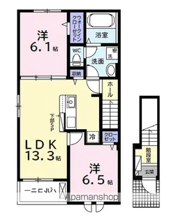 ウルルⅡ【2階】の間取り