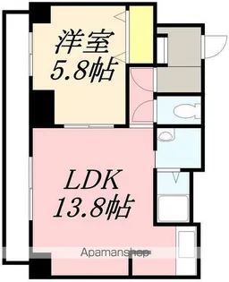 メゾン・ラフォーネ【4階】の間取り