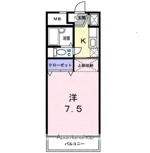 A・E PIRIKA【2階】の間取り
