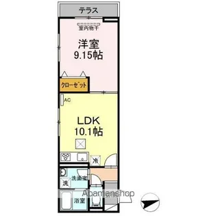 セジュール西台4【1階】の間取り