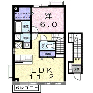 サンセールⅠ【2階】の間取り
