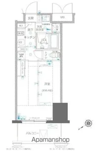 ZOOM川崎EAST【13階】の間取り