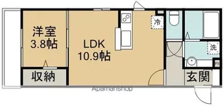 メゾン ドゥ ラシーヌ【3階】の間取り