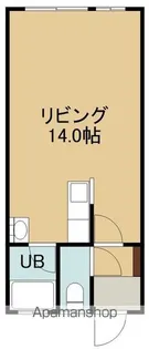 コーポみらい【203号室】の間取り