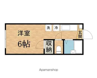 シャンテキシ【102号室】の間取り