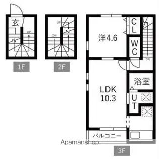 マックスレジデンシア荒巻【3階】の間取り