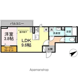 PLUM TREE GARDEN Y【3階】の間取り
