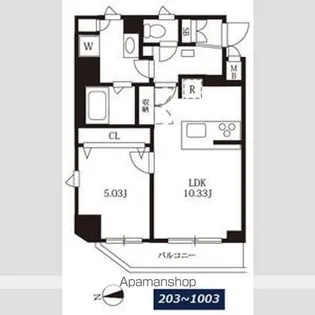 マキシヴ浅草【7階】の間取り