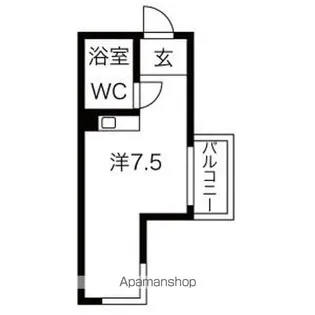 ラフィネ新栄【404号室】の間取り