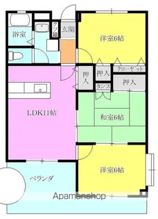 ESPECIALLYMANSION−M【501号室】の間取り