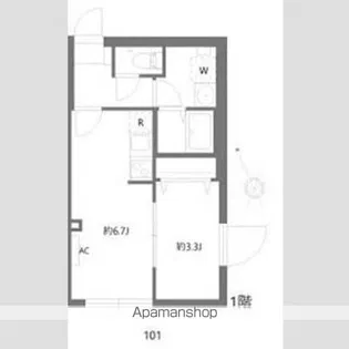 プレアス戸越公園【1階】の間取り