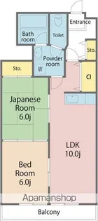 リアライズ鳴門【1階】の間取り