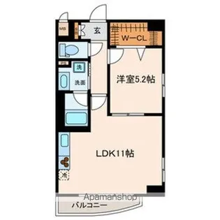 GRANDIR KYODO【4階】の間取り