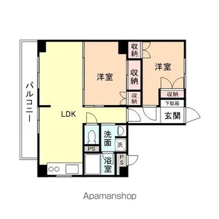 飯山ビル【4階】の間取り