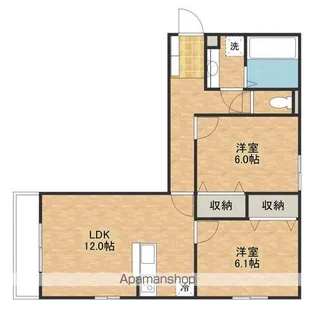 ショコラ【1階】の間取り