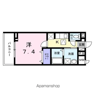 リヴィエール ヴィラ 神代【1階】の間取り