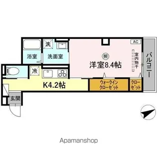 PREMIER矢賀【2階】の間取り