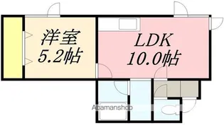 ツバキハウスⅠ【103号室】の間取り