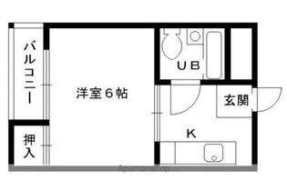 アーバンハイツ上長者町通【303号室】の間取り