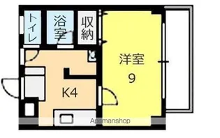 ペスコスターニョ C棟【2階】の間取り
