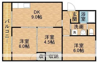 柳田マンション【1階】の間取り