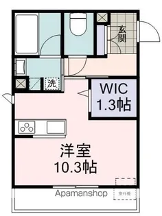 BF COURT【202号室】の間取り