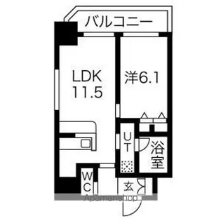 スプランディッド安土町【11階】の間取り