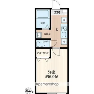 グランフェリオ本千葉【1階】の間取り