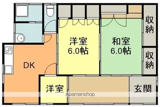 熊本県八代市高下西町【一戸建】の間取り