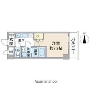 VANCOUVER1118大曽根【7階】の間取り