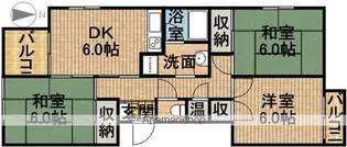 ライトアップ萩丘2番【3階】の間取り