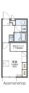 レオパレス良栄【204号室】の間取り