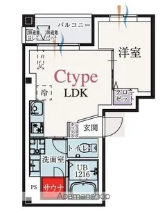 B’CASA東伏見【4階】の間取り