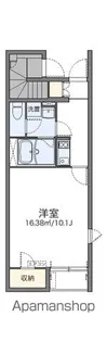 レオネクスト中原Ⅱ【101号室】の間取り