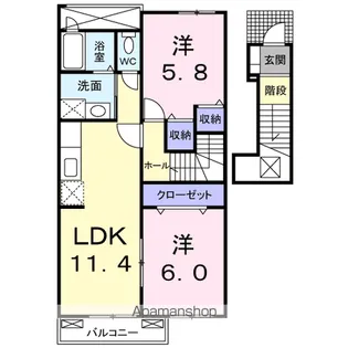 マードレD【2階】の間取り