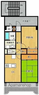 ヴェルドミール山湖【3階】の間取り