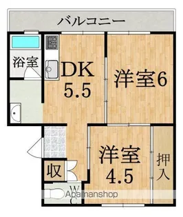ビレッジハウス大淀2号棟【4階】の間取り