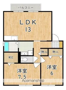 ロイヤルガーデンC棟【1階】の間取り