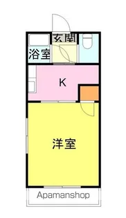 ウェルス稗田A【2階】の間取り
