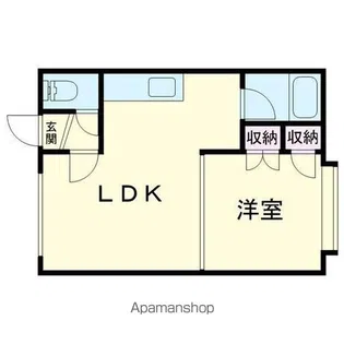 シングルロマンA【202号室】の間取り
